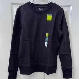 Tek Gear Black Crewneck Sweatshirt Relaxed Fit